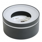 Светильник потолочный Feron HL457 под лампу GX53 230V max 12W черный D100x50mm