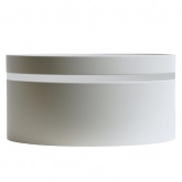 Светильник потолочный Feron HL457 под лампу GX53 230V max 12W белый D100x50mm