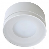 Светильник потолочный Feron HL457 под лампу GX53 230V max 12W белый D100x50mm