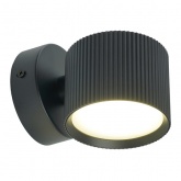 Светильник настенный Feron HL4580 GX53 230V max 12W черный D85x65x116mm