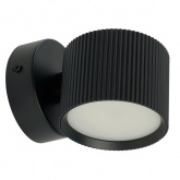 Светильник настенный Feron HL4580 GX53 230V max 12W черный D85x65x116mm