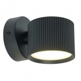 Светильник настенный Feron HL4580 GX53 230V max 12W черный D85x65x116mm