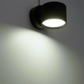 Светильник настенный Feron HL4580 GX53 230V max 12W черный D85x65x116mm