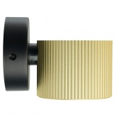 Светильник настенный Feron HL4580 GX53 230V max 12W золото + черный D85x65x116mm