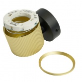 Светильник настенный Feron HL4580 GX53 230V max 12W золото + черный D85x65x116mm