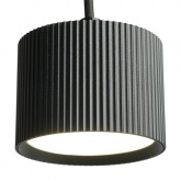 Светильник потолочный на подвесе Feron HL4588 под лампу GX53 max 12W 230V черный D60*H82