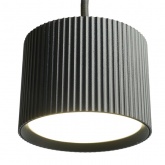 Светильник потолочный на подвесе Feron HL4588 под лампу GX53 max 12W 230V черный D60*H82