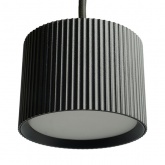 Светильник потолочный на подвесе Feron HL4588 под лампу GX53 max 12W 230V черный D60*H82