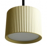 Светильник потолочный на подвесе Feron HL4588 под лампу GX53 max 12W 230V золото, черный D60*H82