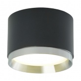 Светильник потолочный Feron HL459 под лампу GX53 230V max 12W черный + хром D82x60mm