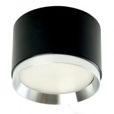 Светильник потолочный Feron HL459 под лампу GX53 230V max 12W черный + хром D82x60mm