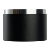 Светильник потолочный Feron HL459 под лампу GX53 230V max 12W черный + хром D82x60mm