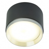 Светильник потолочный Feron HL459 под лампу GX53 230V max 12W черный + хром D82x60mm