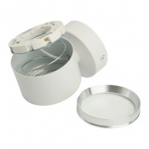 Светильник настенный Feron HL4598 GX53 230V max 12W белый + хром D85x65x116mm