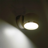 Светильник настенный Feron HL4598 GX53 230V max 12W белый + золото D85x65x116mm