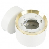 Светильник настенный Feron HL4598 GX53 230V max 12W белый + золото D85x65x116mm