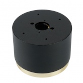 Светильник потолочный Feron HL459 под лампу GX53 230V max 12W черный + золото D82x60mm