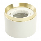 Светильник потолочный Feron HL459 под лампу GX53 230V max 12W белый + золото D82x60mm