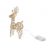 Светодиодная фигура Neon-Night Олень 15Led цвет теплый белый 21см питание 2хAA (не в комплекте)