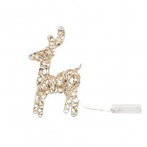 Светодиодная фигура Neon-Night Олень 15Led цвет теплый белый 21см питание 2хAA (не в комплекте)