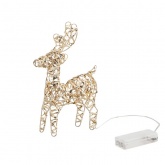 Светодиодная фигура Neon-Night Олень 15Led цвет теплый белый 21см питание 2хAA (не в комплекте)