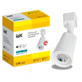 Светильник трековый однофазный ИЭК LED ДТО 1401 6W 4200K 400Lm 50° белый