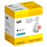 Светильник трековый однофазный ИЭК LED ДТО 1403 10W 4200K 720Lm 50° белый