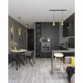 Светильник трековый однофазный поворотный ИЭК 4116 декоративный под лампу MR16 GU10 золото