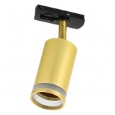Светильник трековый однофазный поворотный ИЭК 4116 декоративный под лампу MR16 GU10 золото