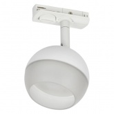 Светильник трековый однофазный поворотный ИЭК 4118 декоративный под лампу GX53 белый