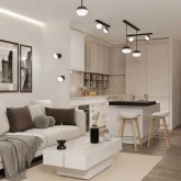 Светильник трековый однофазный подвесной ИЭК 4119 декоративный под лампу GX53 черный