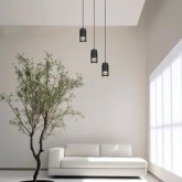 Светильник трековый однофазный подвесной ИЭК 4213 декоративный под лампу MR16 GU10 черный