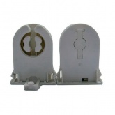 Патрон VS 27700 G13 сквозной боковые защёлки со стопором, высота оси 23мм, для ламп T8/T12