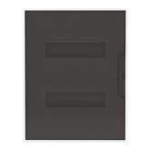 Щиток встраиваемый DKC FRAME 24 (2х12) модуля с тонированной дверцей с шиной IP40 белый