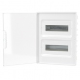 Щиток встраиваемый DKC FRAME 24 (2х12) модуля с прозрачной дверцей с шиной IP40 белый