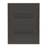 Щиток встраиваемый для полых стен DKC FRAME 24 модуля с тонированной дверцей с шиной IP40 белый