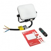 Прожектор светодиодный EKF LUMA СДО-4001 10W 4000K 800Lm IP65 с равномерной засветкой