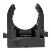 Держатель для труб (клипса) EKF Plast d16мм под монтажный пистолет [упак.100шт] черный