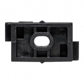 Держатель для труб (клипса) EKF Plast d16мм под монтажный пистолет [упак.100шт] черный