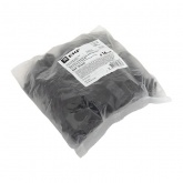 Держатель для труб (клипса) EKF Plast d16мм под монтажный пистолет [упак.100шт] черный