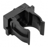 Держатель для труб (клипса) EKF Plast d16мм под монтажный пистолет [упак.100шт] черный