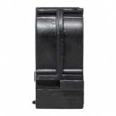 Держатель для труб (клипса) EKF Plast d20мм под монтажный пистолет [упак.100шт] черный