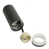 Светильник потолочный Feron ML100 Barrel Luna под лампу MR11 max 35W 230V черный