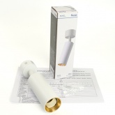 Светильник настенно-потолочный спот Feron ML1011 под лампу MR11 35W GU10, белый + золото