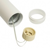 Светильник потолочный на подвесе Feron ML1008 Barrel Luna levitation MR11 35W 230V белый D40*H250