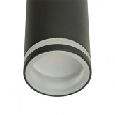 Светильник потолочный на подвесе Feron ML1008 Barrel Luna levitation MR11 35W 230V черный D40*H250