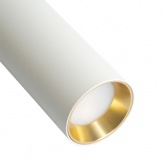 Светильник потолочный на подвесе Feron ML1018 Barrel levitation MR11 35W 230V белый, золото D40*H250