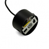 Светильник потолочный на подвесе Feron ML1018 Barrel levitation MR11 35W 230V черный, золото D40*H25