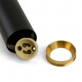 Светильник потолочный на подвесе Feron ML1018 Barrel levitation MR11 35W 230V черный, золото D40*H25