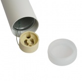 Светильник потолочный на подвесе Feron ML1028 Barrel levitation MR11 35W 230V GU10 белый D40*H250